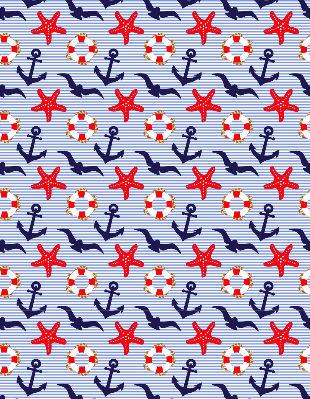 Board Short - Nautical Voyage