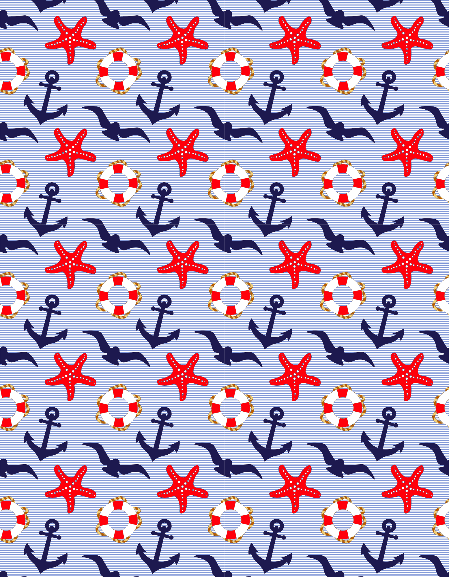 Board Short - Nautical Voyage