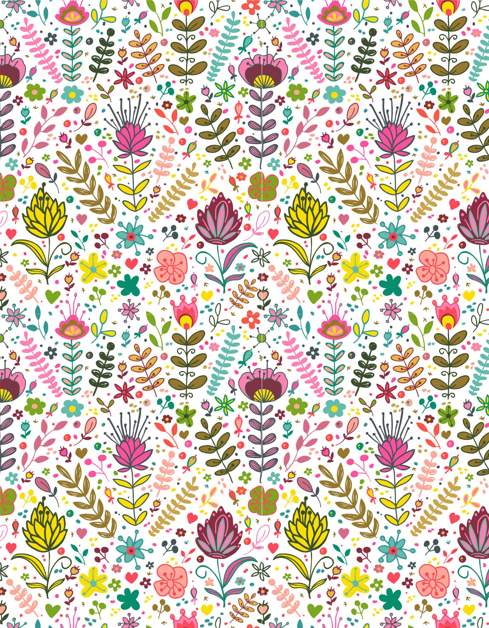 Board Short - Floral Fiesta