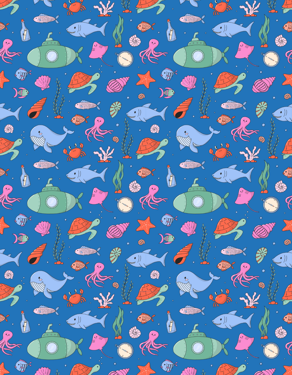 Board Short - Marine Life