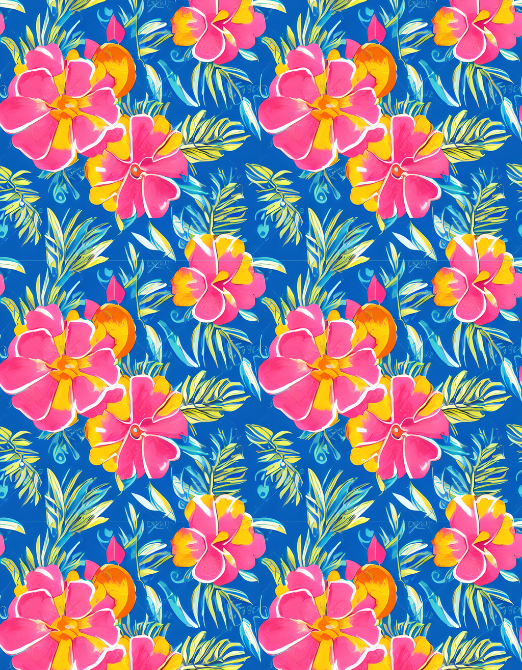 Board Short - Flowers