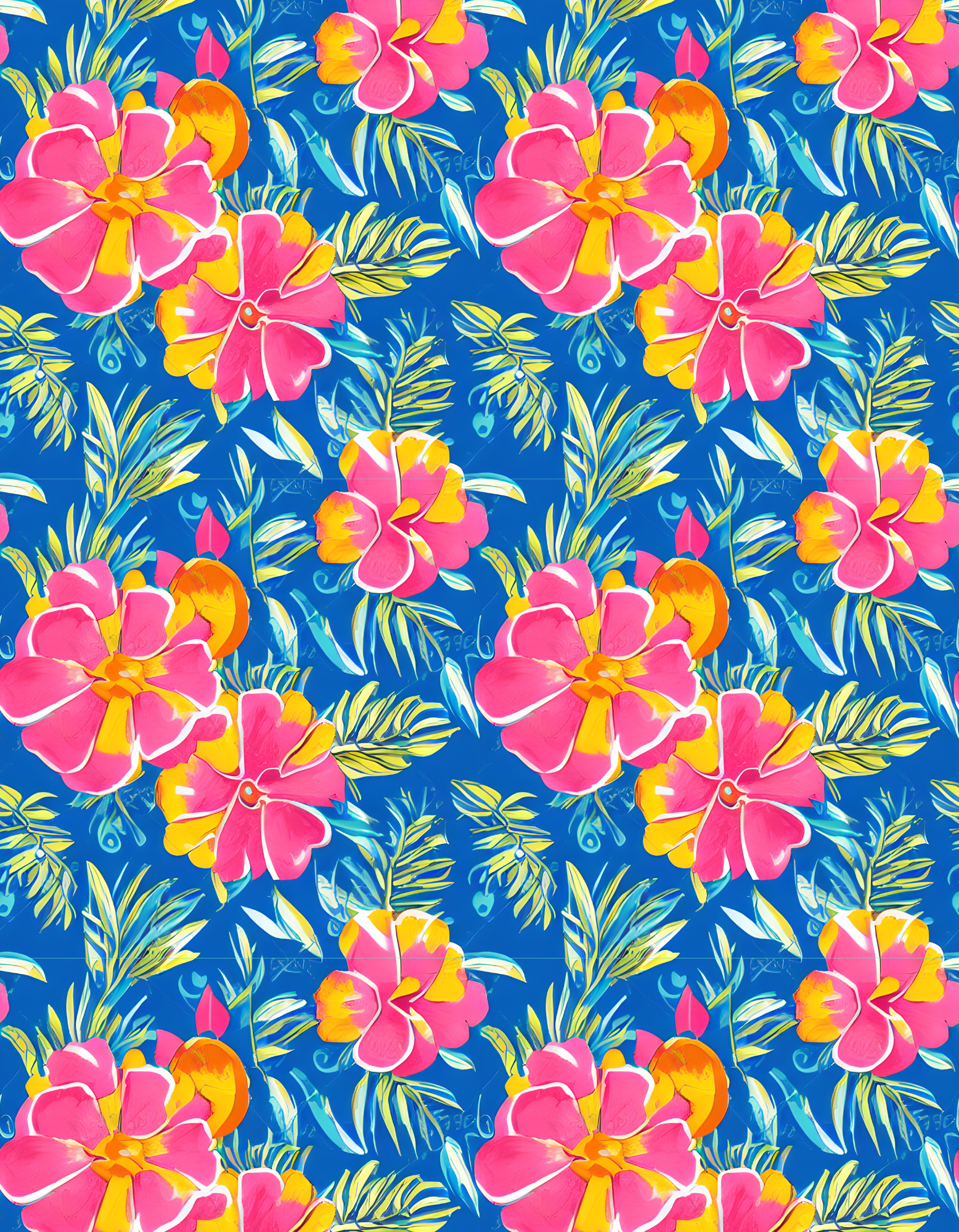 Board Short - Flowers