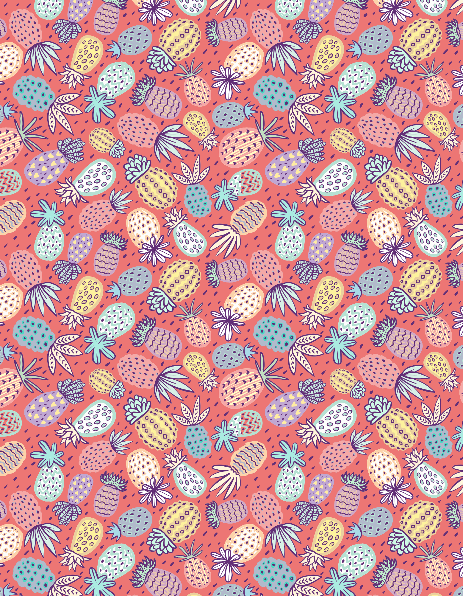 Board Short - Pineapple