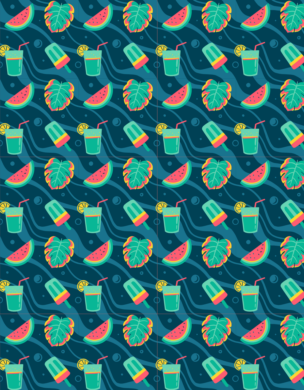Board Short - Water Melon