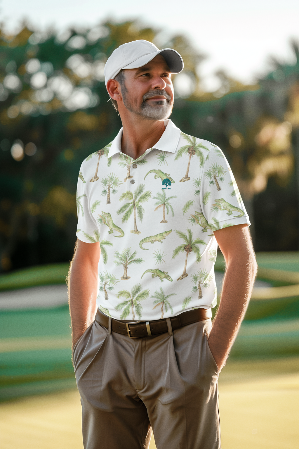 Golf Polo - Gator Palm