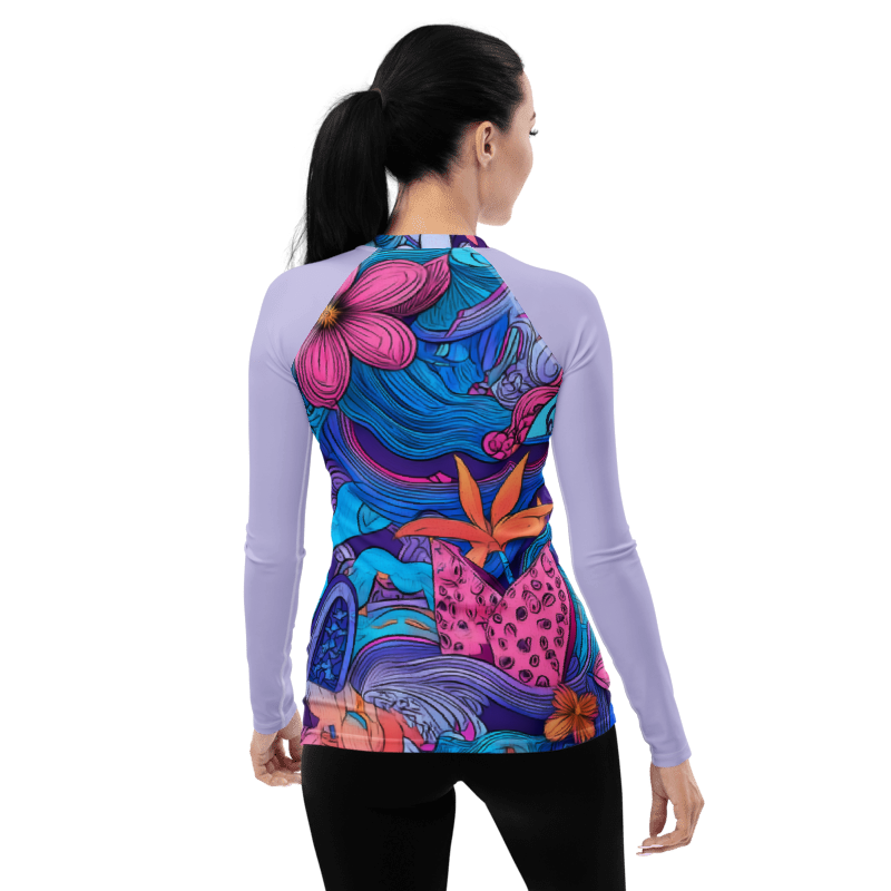 Flowers - Rash Guard Long Sleeve