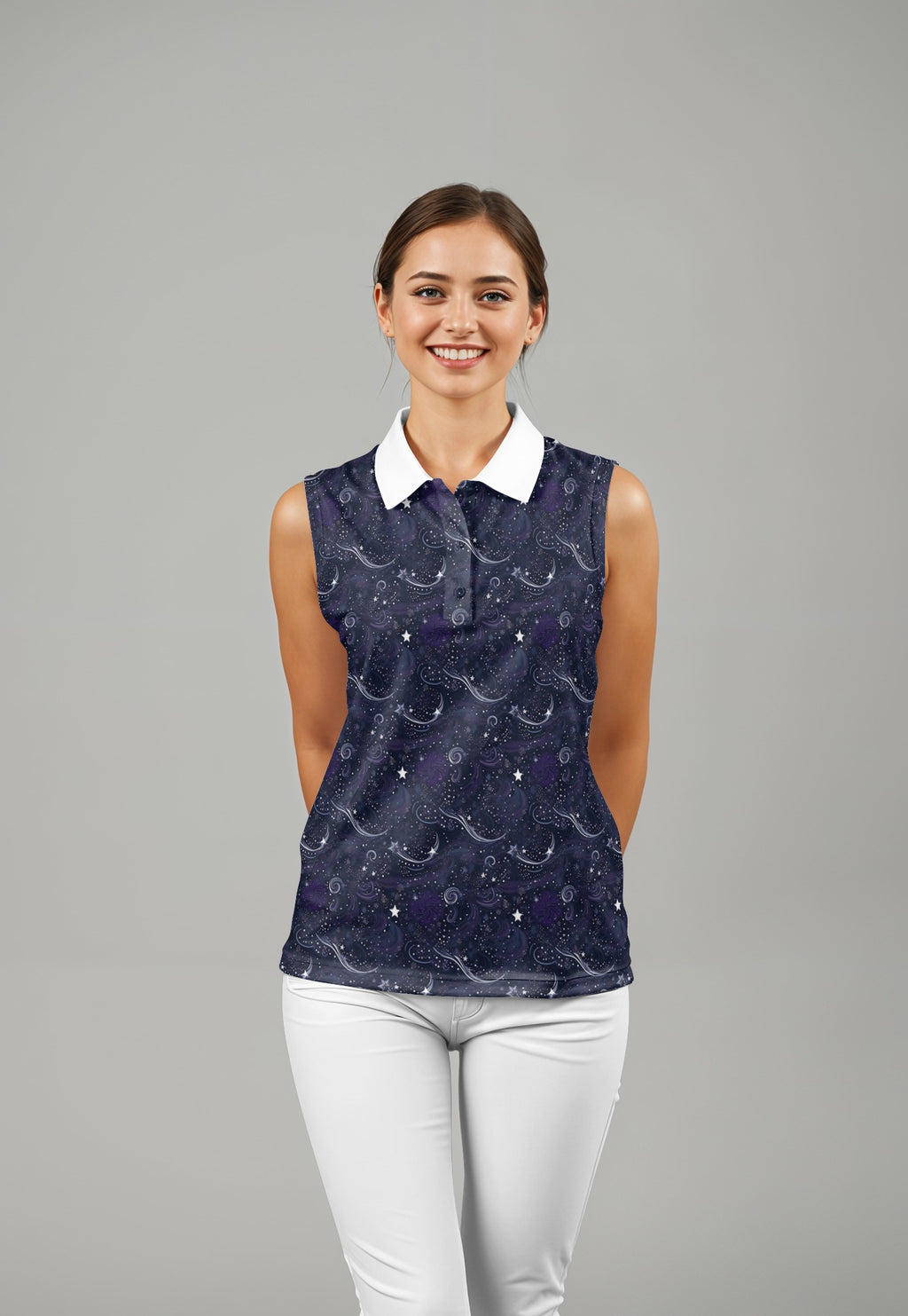 Golf Polo - Starry Night Sky