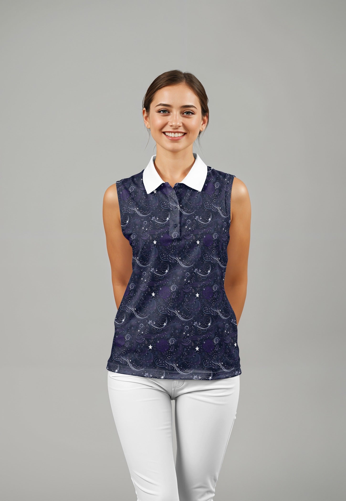 Golf Polo - Starry Night Sky