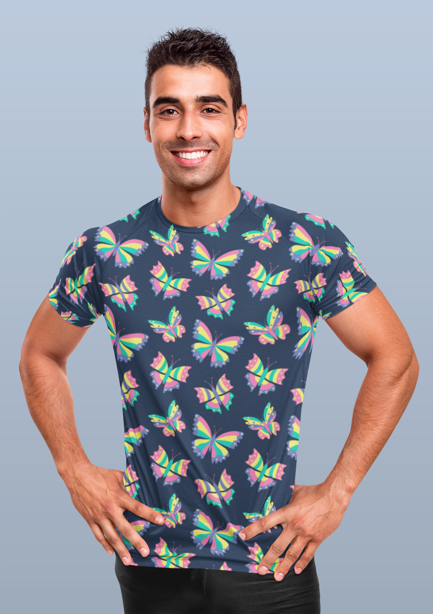 Butterfly - Rash Guard Short Sleeve