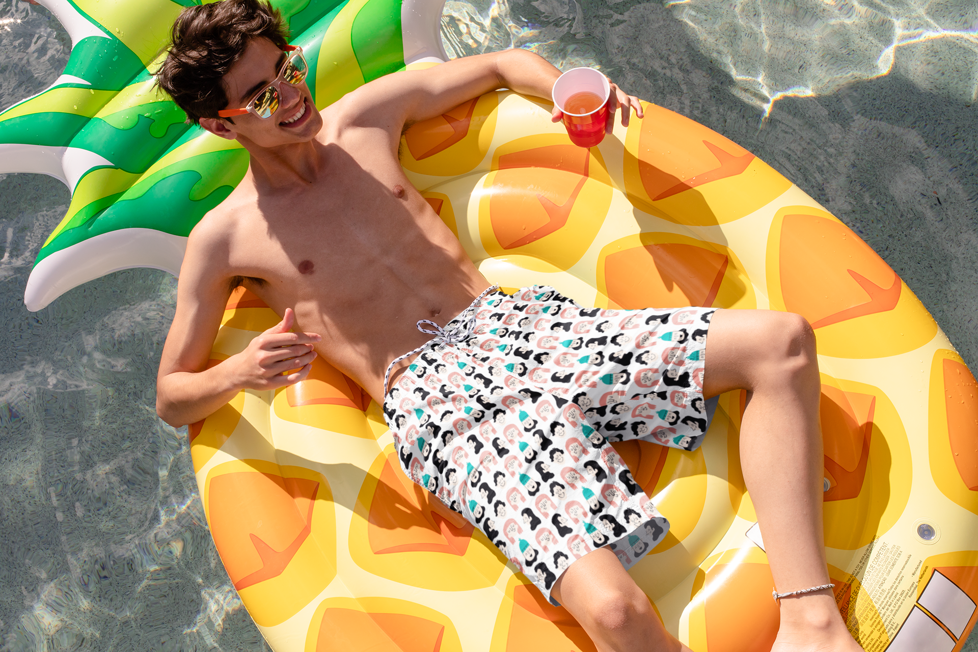 Board Short - Faces of Fun