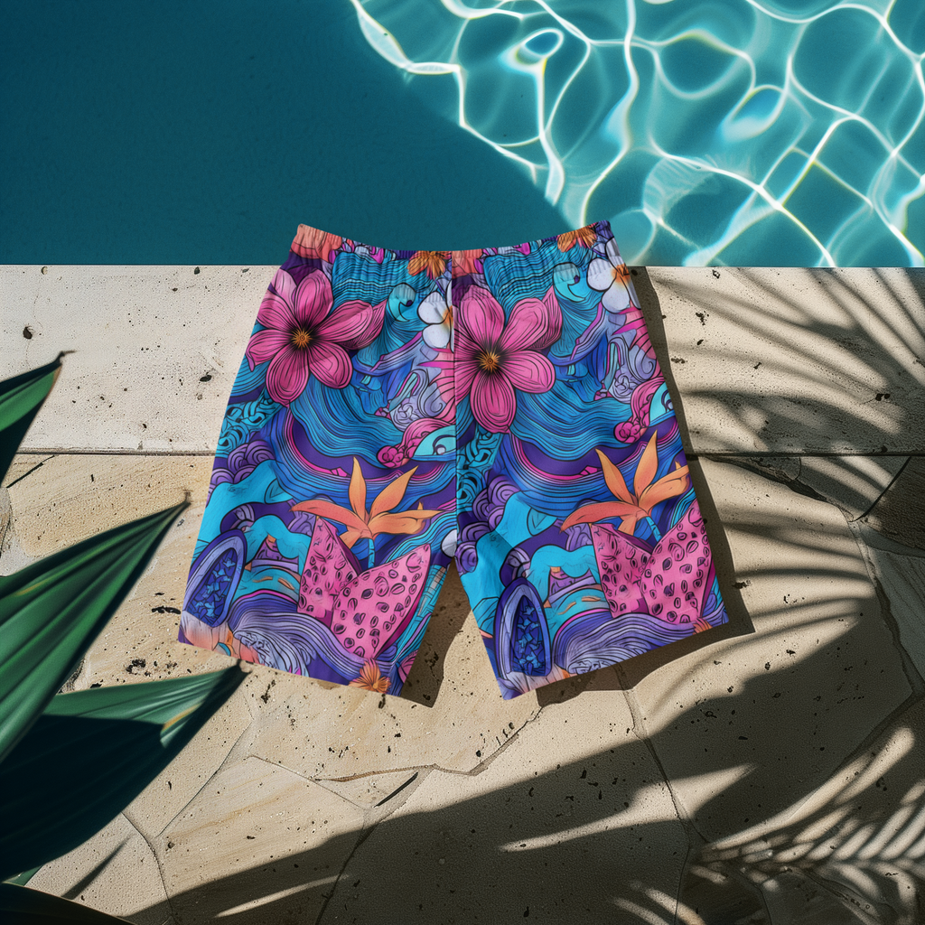 Board Short - Flowers