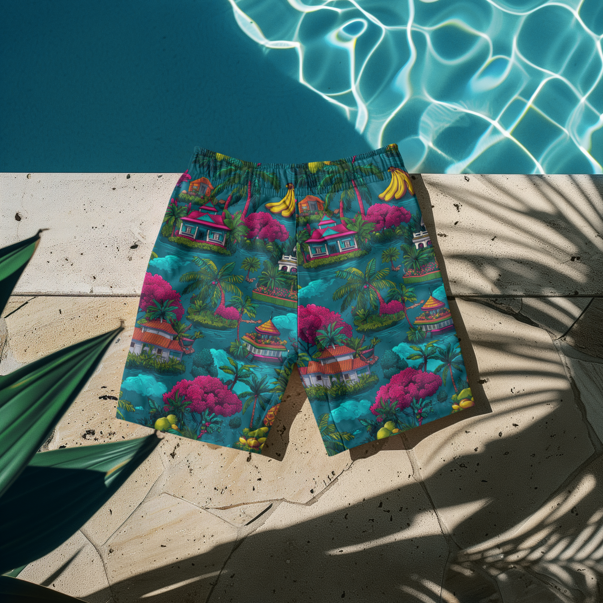 Board Short - Green banana